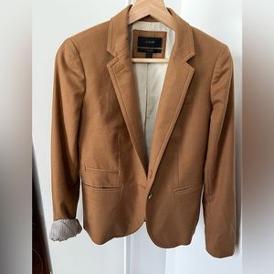 J. Crew Schoolboy 100% Wool Camel Blazer